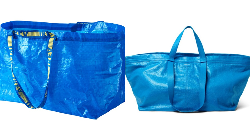 Images via Balenciaga and Ikea